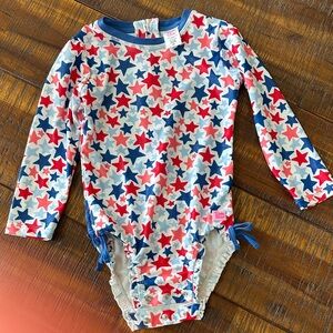 Ruffle Butts Starry Long Sleeve Onesie